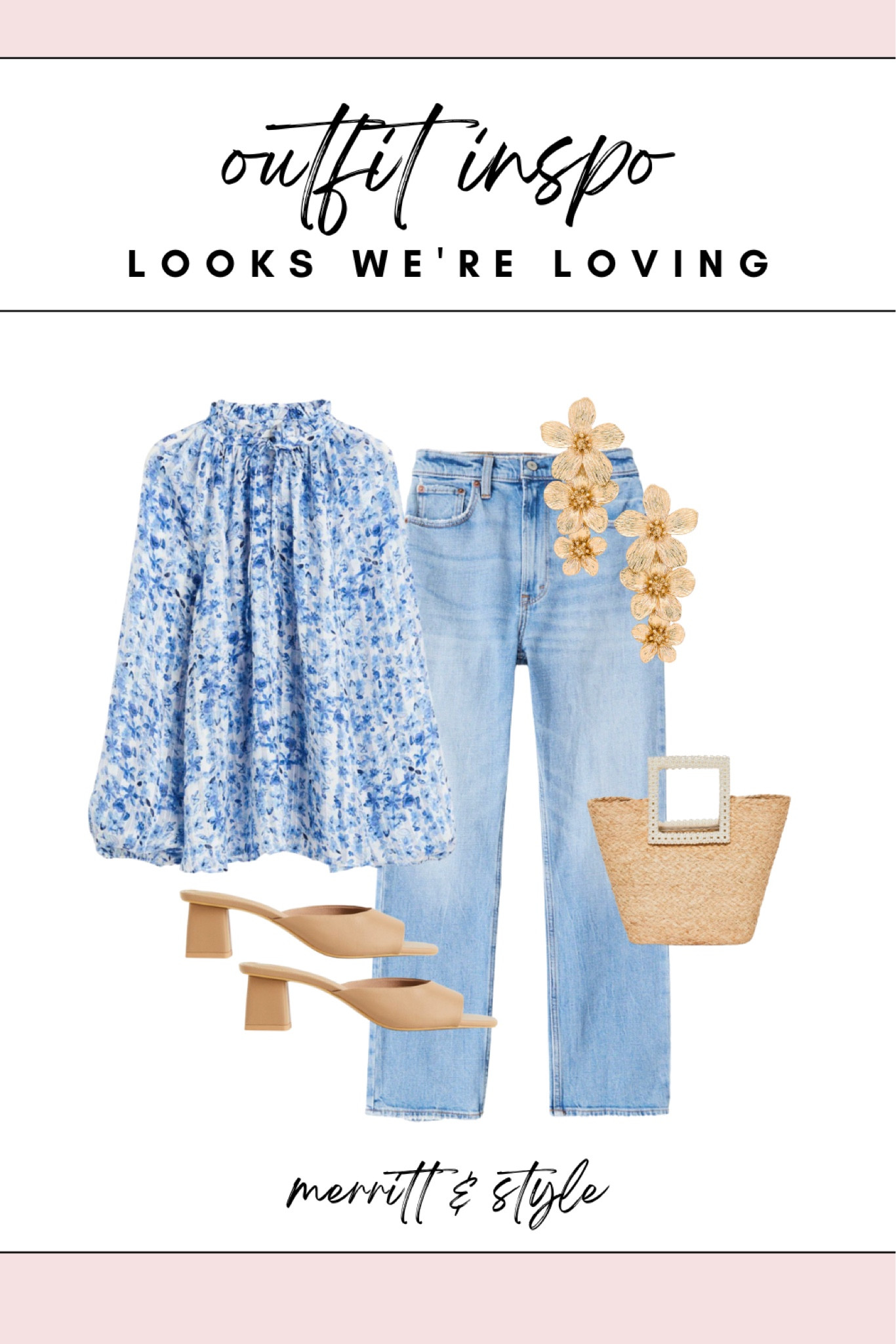 Affordable spring outfit idea affordable spring blouse 

#LTKstyletip #LTKunder50 #LTKsalealert