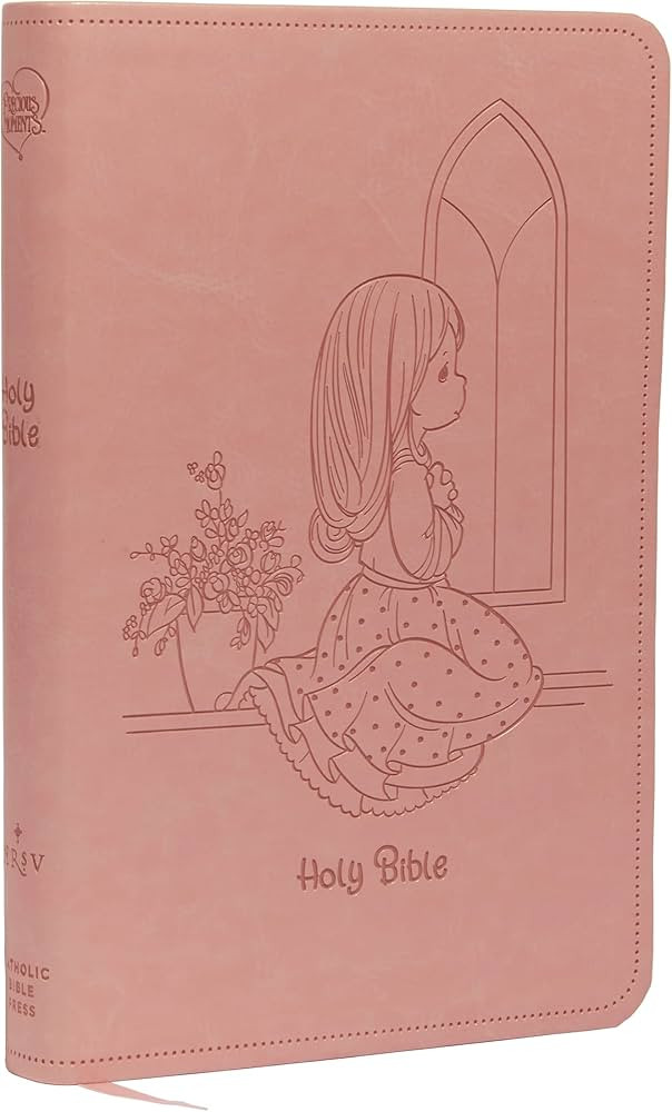 NRSVCE, Precious Moments Bible, Pink, Leathersoft, Comfort Print: Holy Bible | Amazon (US)
