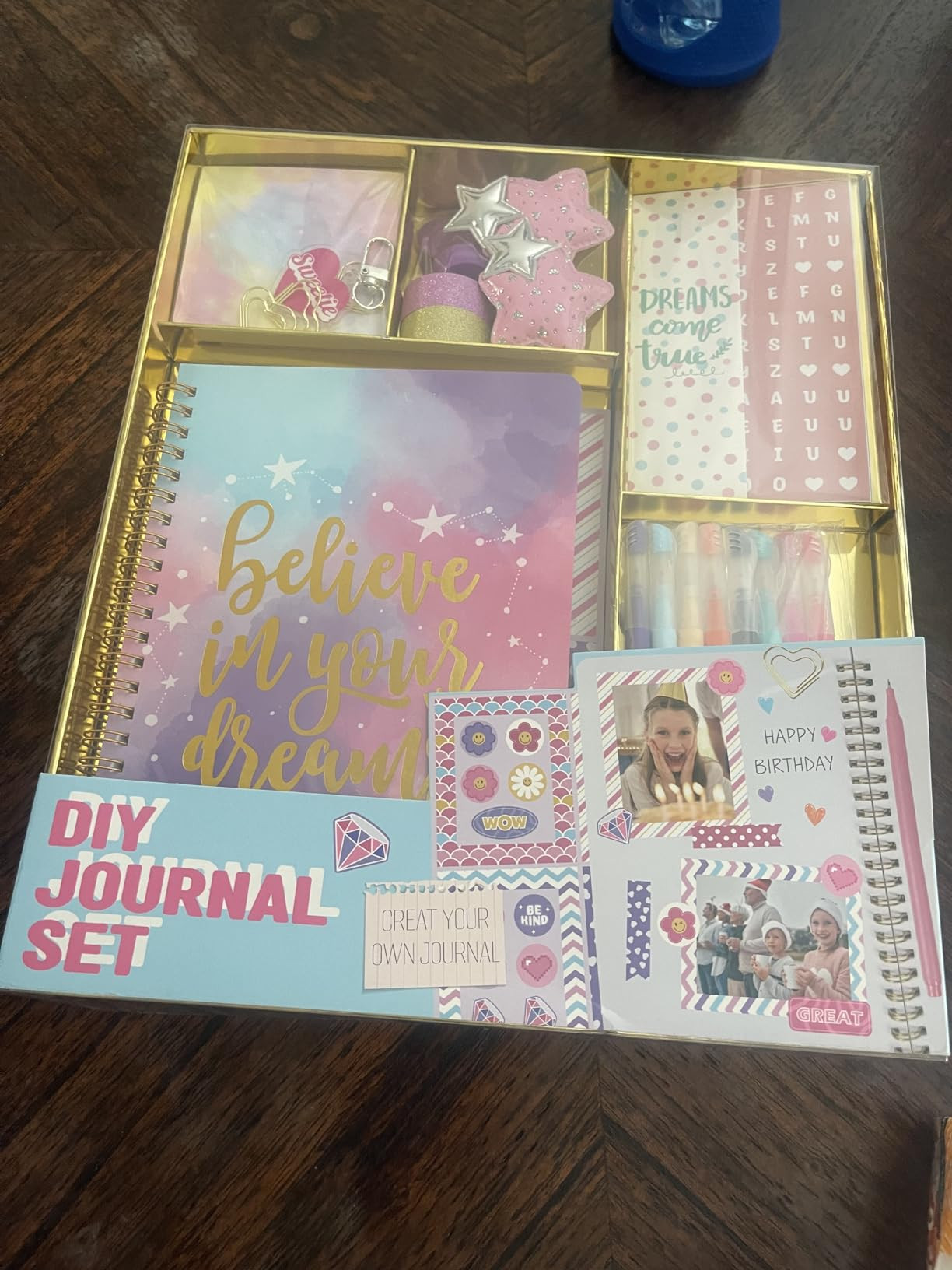 Nollh DIY Journal Kit for Girls - 26PCS Teen Tween Girl Gifts Trendy Stuff, Stocking Stuffers, Sc... | Amazon (US)