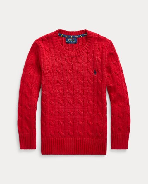 Cable-Knit Cotton Sweater | Ralph Lauren (US)