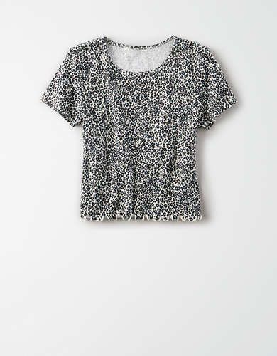 AE Leopard Baby T-Shirt | American Eagle Outfitters (US & CA)
