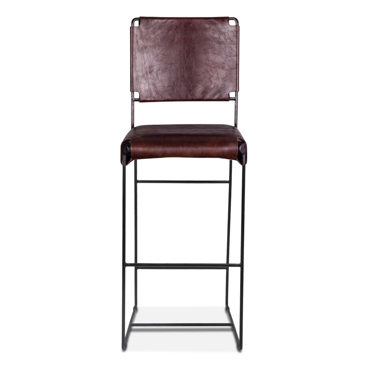 Kaim Upholstered Counter Stool with Metal Frame | Wayfair North America