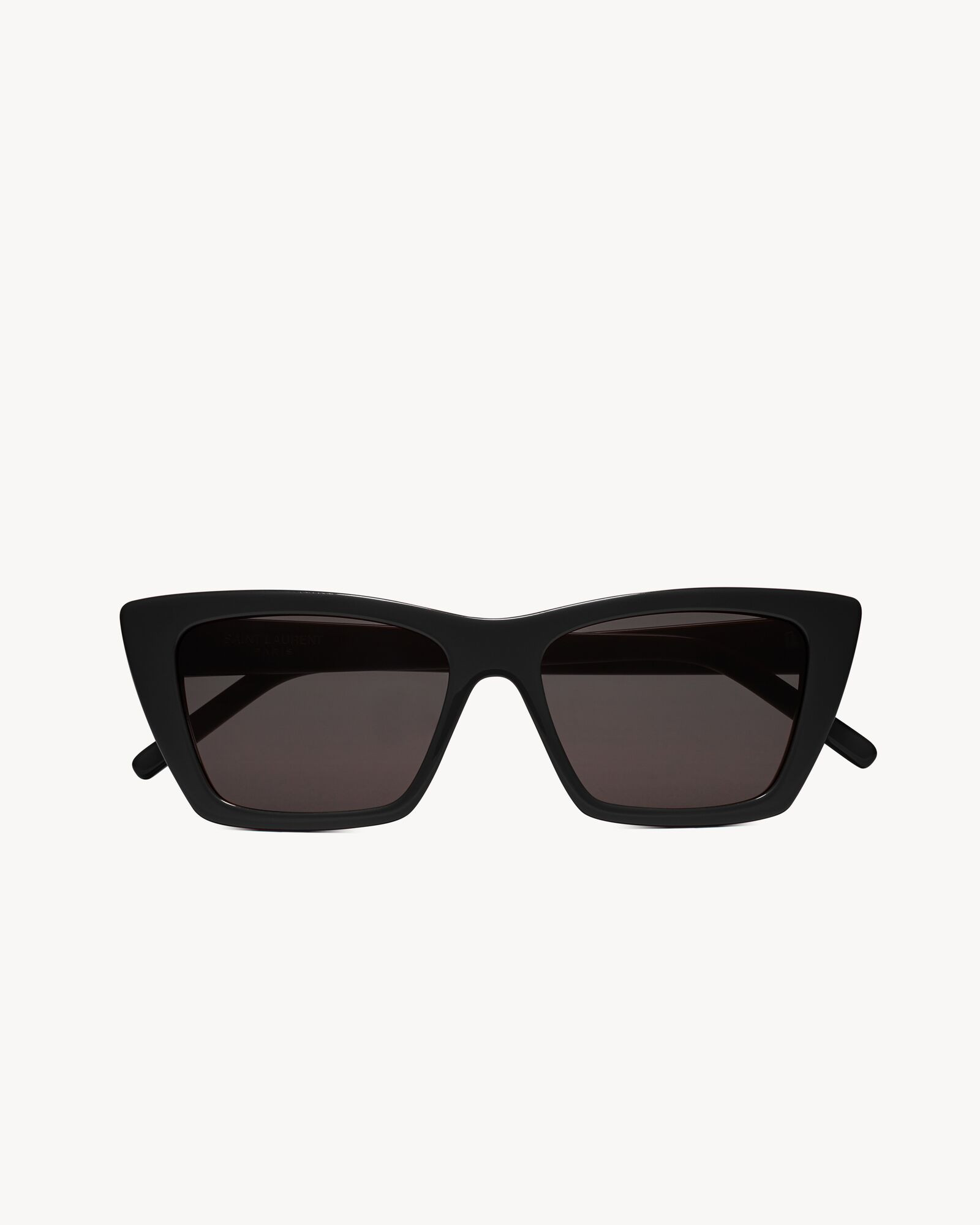 Sunglasses with cat-eye frames and nylon lenses. | Saint Laurent Inc. (Global)