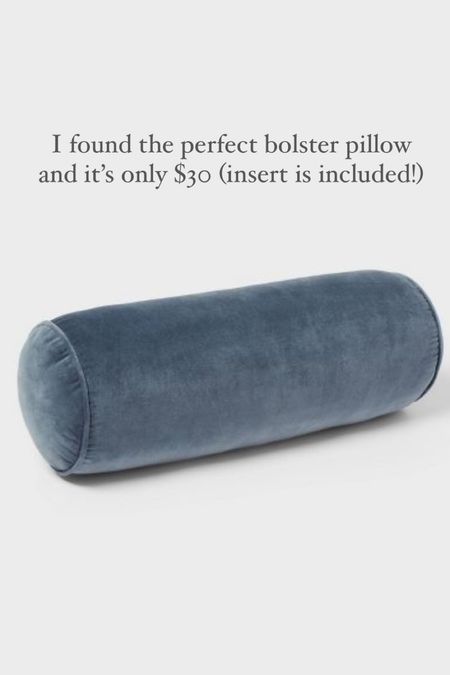 The perfect bolster pillow, comes in two colors and is under $30!

#LTKSeasonal #LTKFindsUnder50 #LTKHome