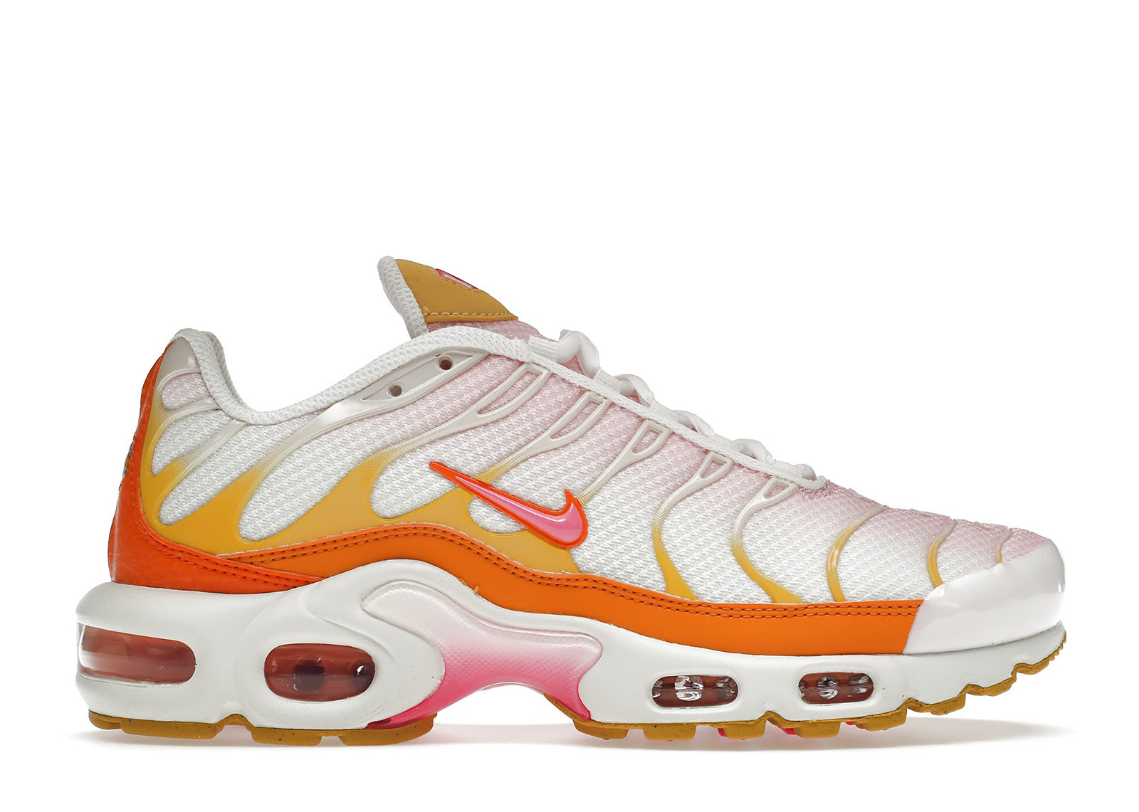 Nike Air Max Plus (Women's) Sneakers in White/Orange/Pink | StockX
