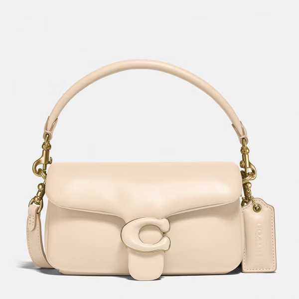 Coach Women's Pillow Tabby Shoulder Bag 18 - Ivory | Mybag.com (Global) 