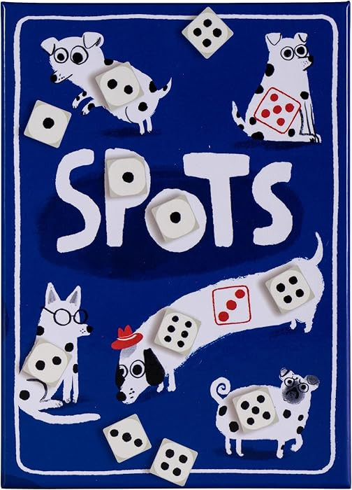 CMYK Spots Dice Game – A Game About Rolling Dice, Pushing Your Luck…and Dogs | Amazon (US)