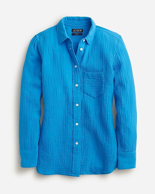 Classic-fit double-gauze shirt | J. Crew US