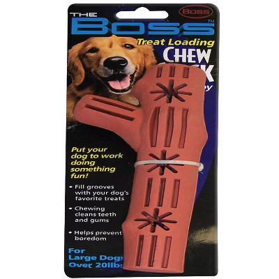 Boss Pet Brown Rubber Chew Stick Dog Toy Large 1 pk | Target