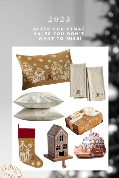 Pottery barn gingerbread shop selling out quickly! Shop the sale/clearance items for your home here! 

#LTKhome #LTKSeasonal #LTKsalealert