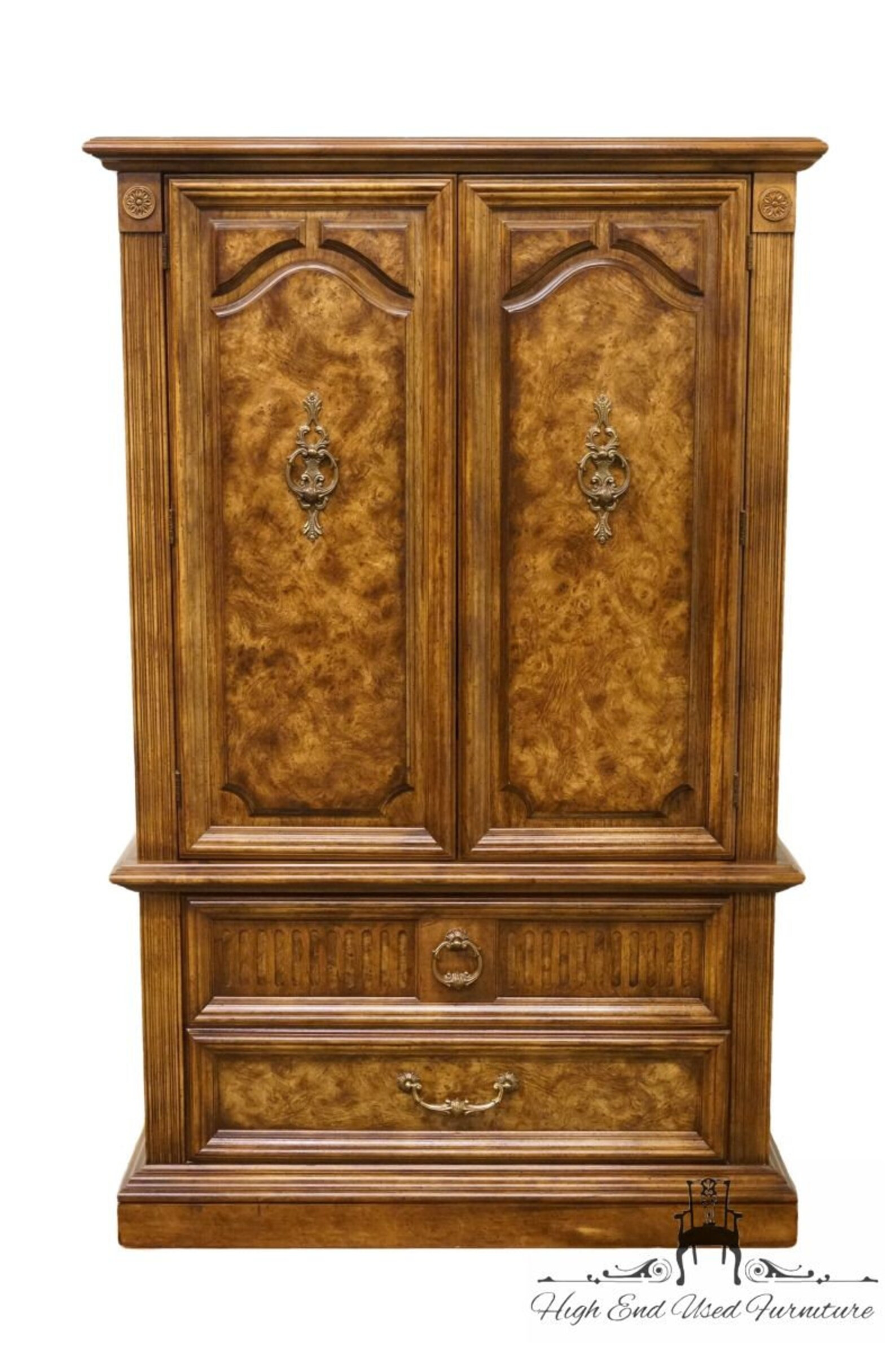 Stanley Furniture Italian Neoclassical Burled Fruitwood | Etsy | Etsy (US)