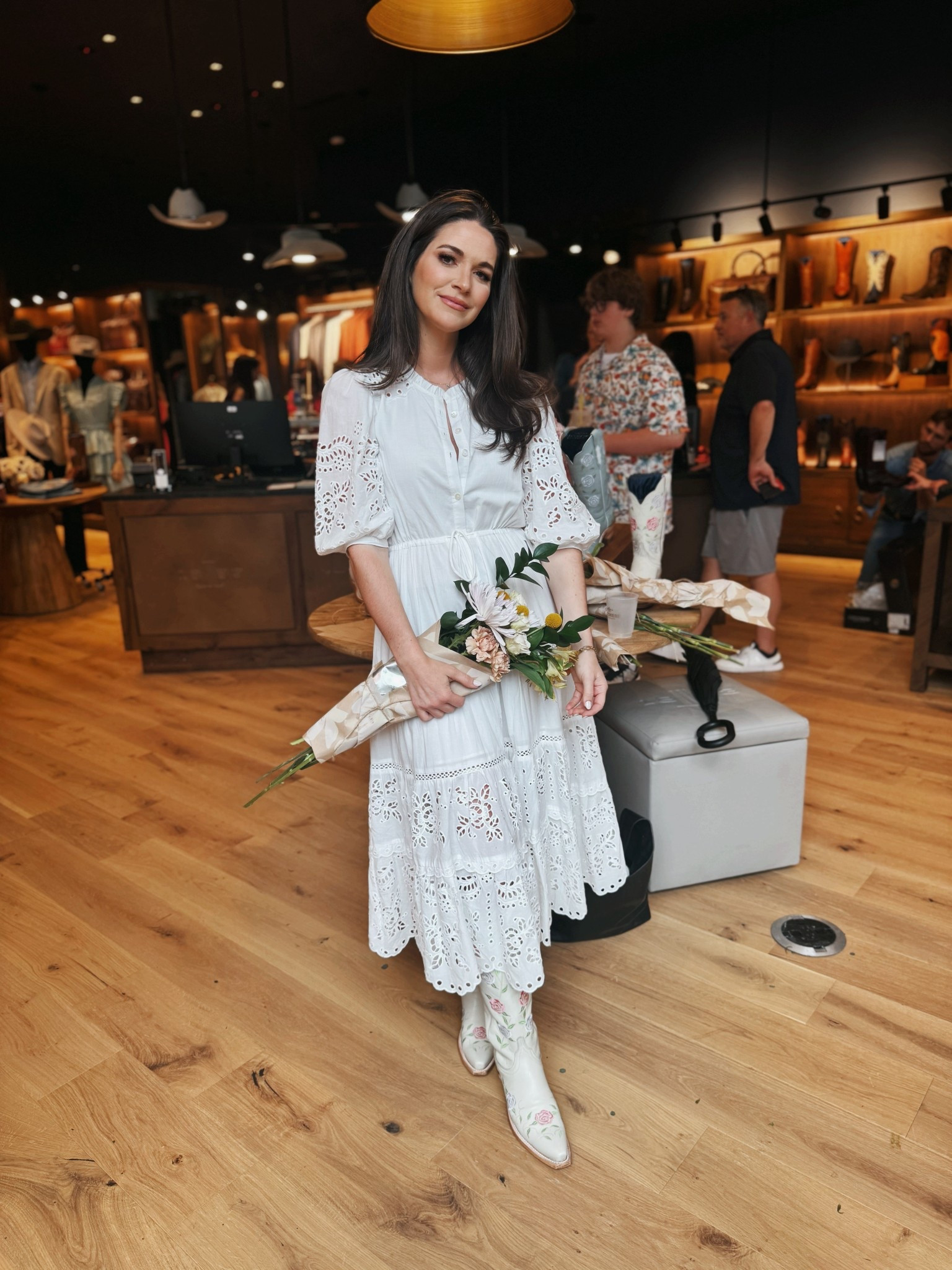 loved wearing this beautiful new Botanica line by Lucchese 

#westernwear #boots #spring #sundress