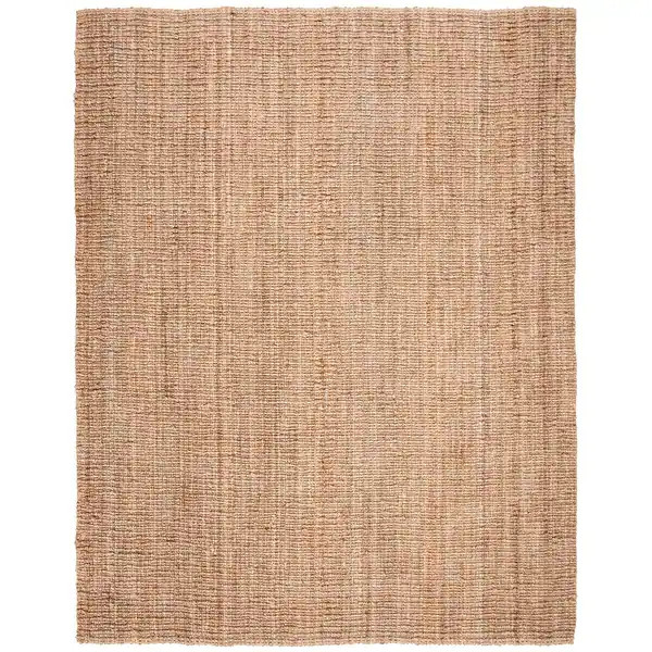 SAFAVIEH Jerneja Handmade Solid Chunky Jute Area Rug | Bed Bath & Beyond