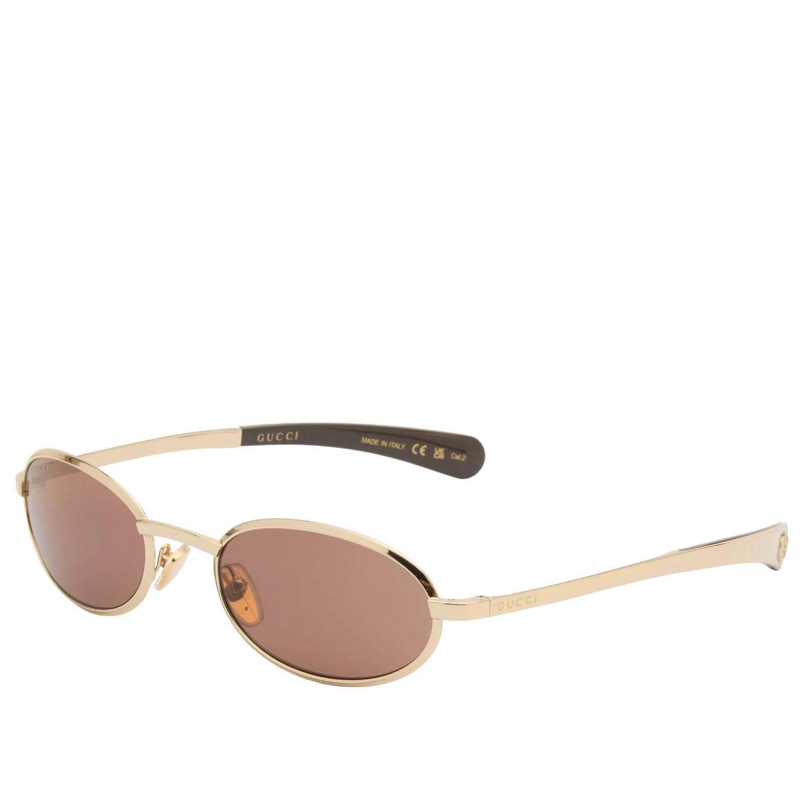 Gucci Men's GG1942S Sunglasses in Gold/Brown | END. Clothing