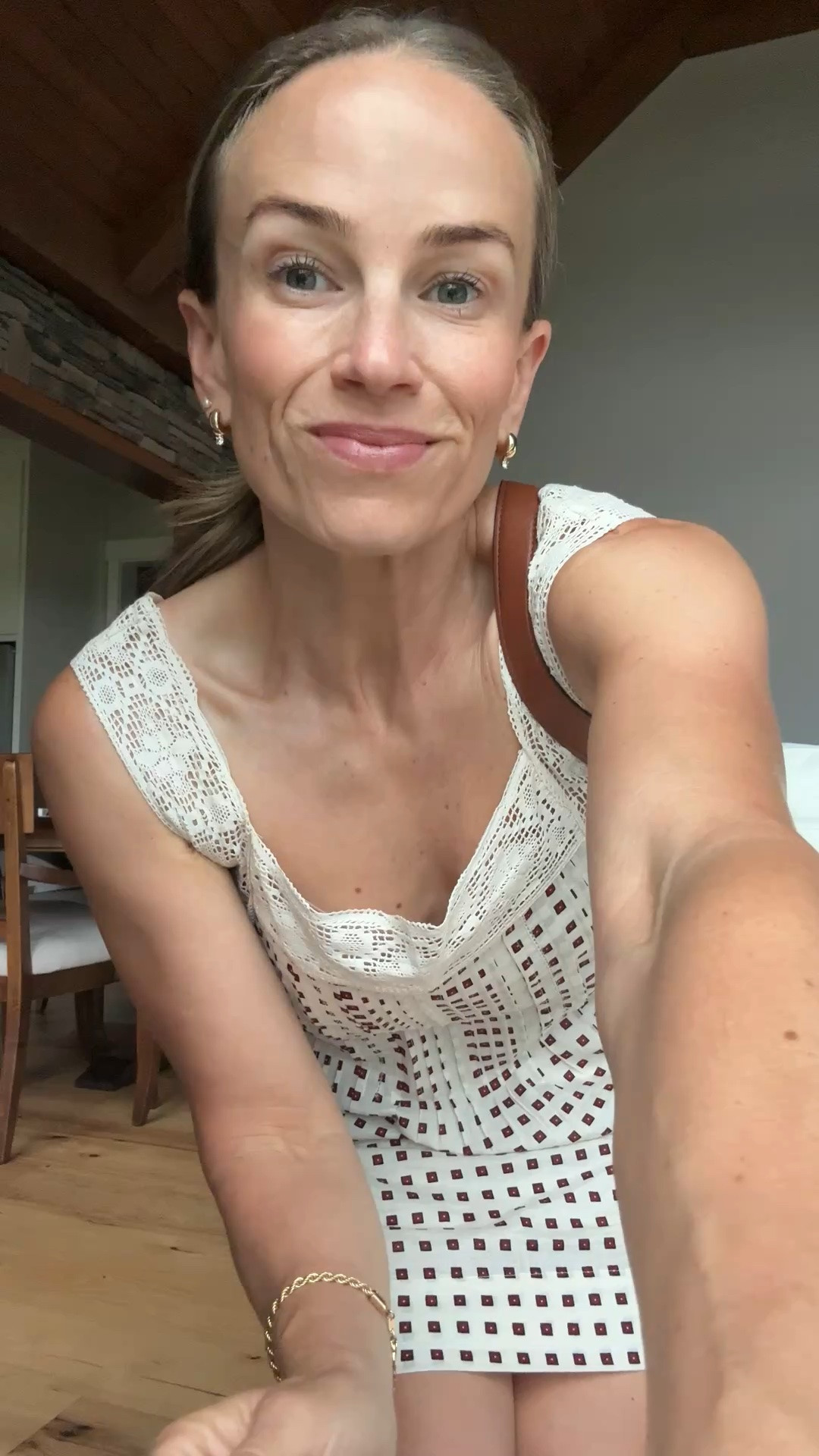 Love this simple dress! It’s lined but super lightweight. 

It’s cute layered with a barn jacket for a summer to fall transitional outfit too. The ballet flats are comfortable right out of the box. I’ve had another pair for 5+ years that I’ve worn into the ground and finally replaced them. TTS.

#LTKOver40 #LTKSeasonal #LTKPetite