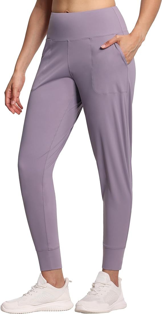 THE GYM PEOPLE Women's Joggers Pants Lightweight Athletic Leggings Tapered Lounge Pants for Worko... | Amazon (US)