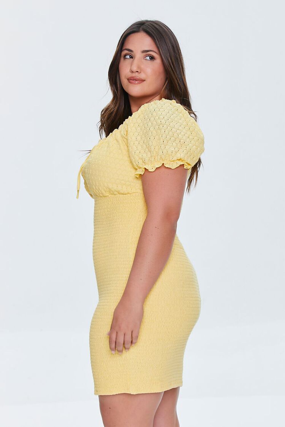 Plus Size Smocked Mini Dress | Forever 21 (US)
