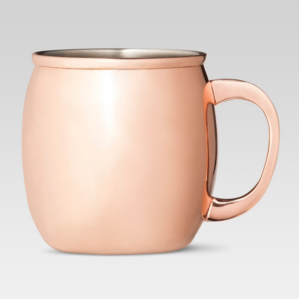 19oz Copper Plated Moscow Mule Mug - Threshold | Target
