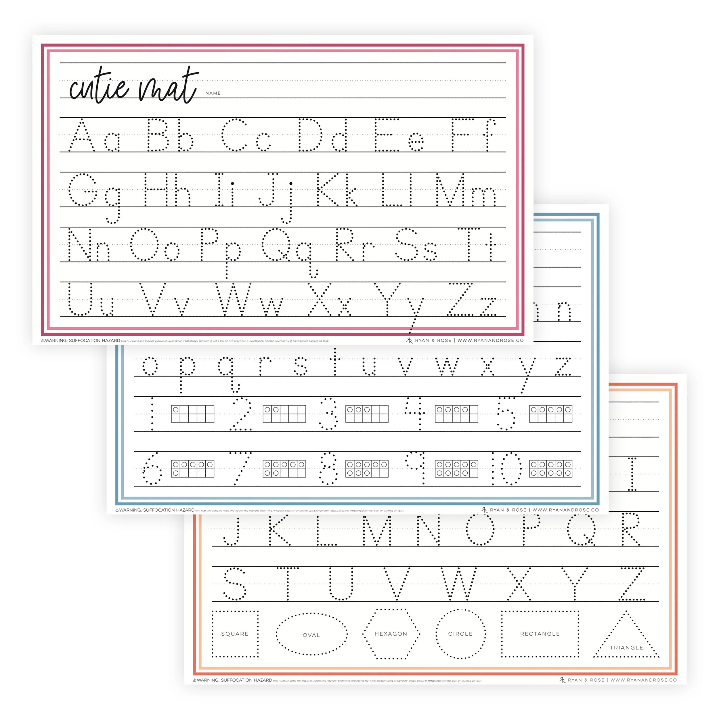 Cutie Mats 30 Pk | Ryan and Rose