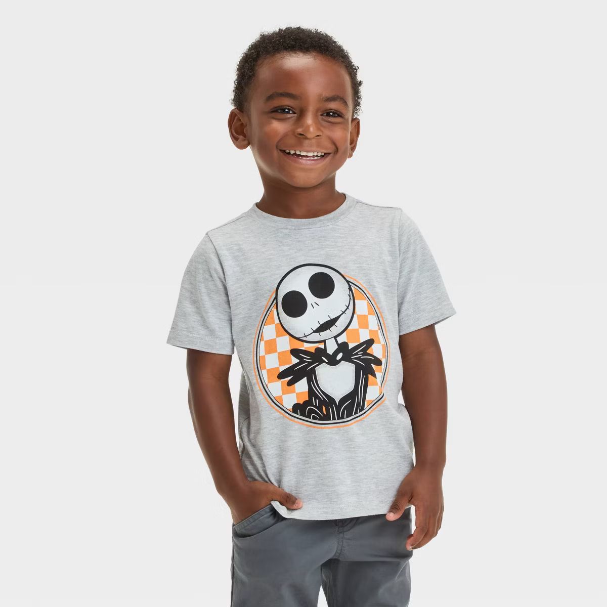 Toddler Boys' Nightmare before Christmas T-Shirt - Gray | Target