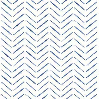 NuWallpaper Indigo Holden Peel and Stick Peel and Stick/Removable Vinyl Wallpaper NUS4389 - The H... | The Home Depot