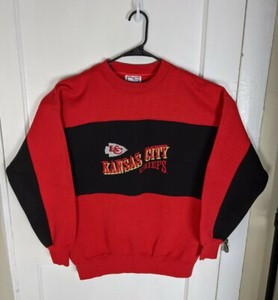 Vtg Crable NFL Kansas City Chiefs Crew Sweatshirt Spellout Embroidered Men M 90s  | eBay | eBay US