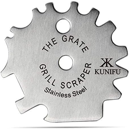 KUNIFU BBQ Grill Scraper, Stocking Stuffers, Bristle-Free for Griddle, Kitchen Gadgets Cleaner, C... | Amazon (US)