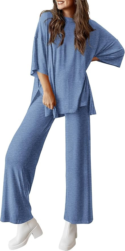 PRETTYGARDEN Two Piece Sets For Women Summer Fashion Lounge Matching Set 2025 Travel Vacation Air... | Amazon (CA)