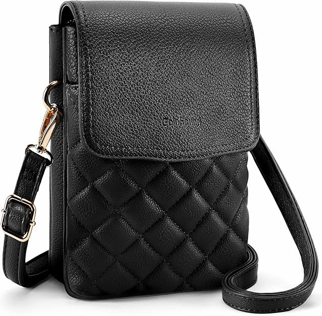 RFID Small Crossbody Purses for Women Quilted Cell Phone Purse with RFID Blocking Credit Card Slo... | Amazon (US)