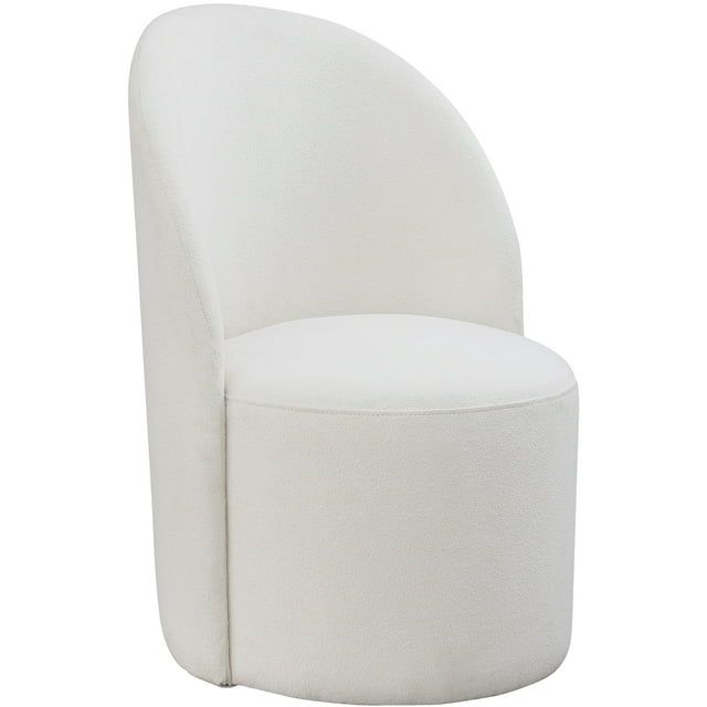Meridian Furniture Hautely Cream Fabric Accent Chair | Walmart (US)