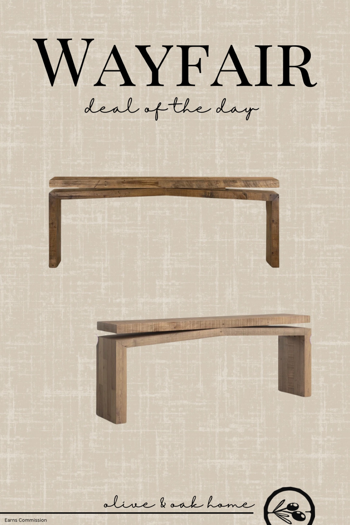 I LOVE this console table! It’s HUGE, and would look great in a large entry way or behind a couch! 

#LTKHome #LTKSaleAlert