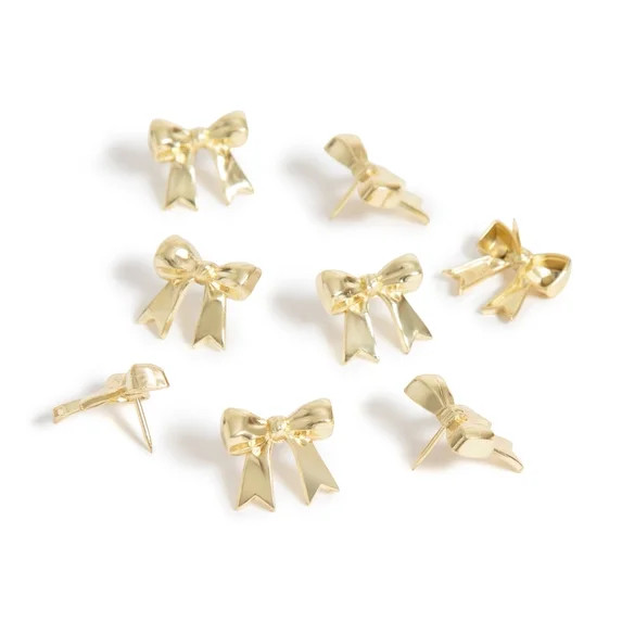 U Brands Ribbon Push Pins, 8 Count, Gold | Walmart (US)