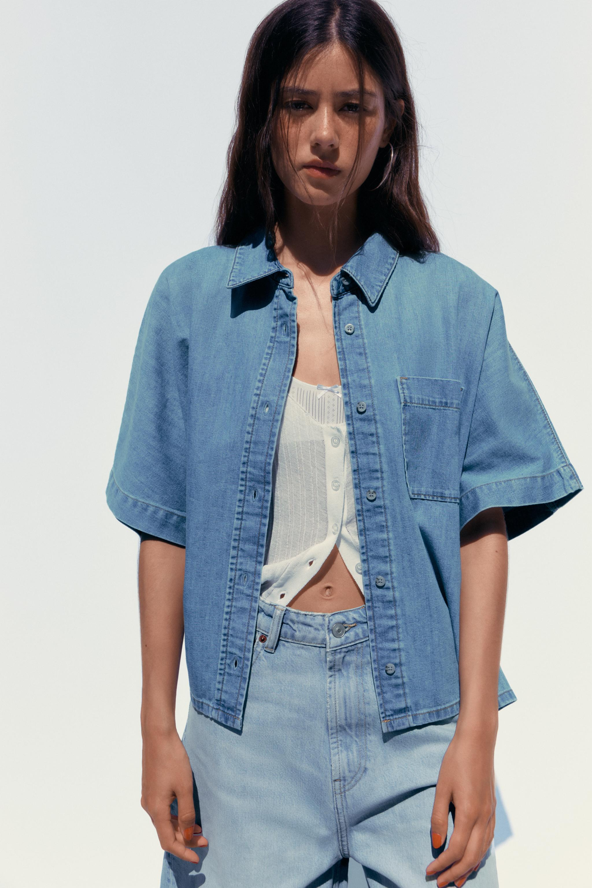 TRF DENIM SHIRT | Zara US