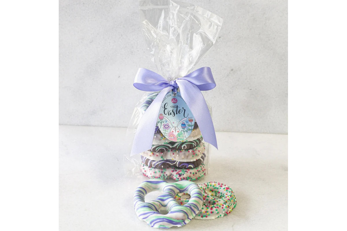 Easter Chocolate Covered Pretzel Stack - Maggie Lyon | Lucy's Market