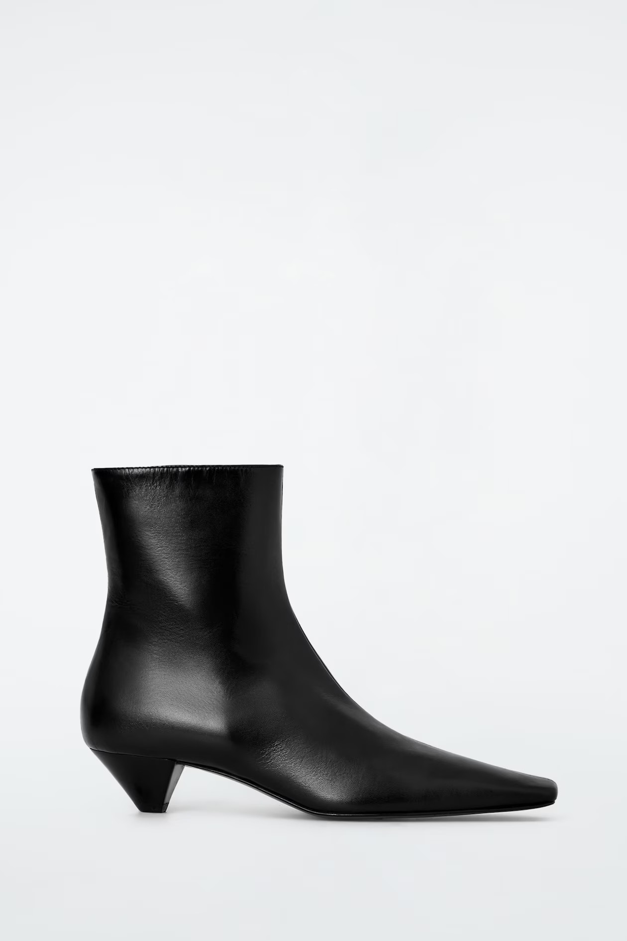 SQUARETOE LEATHER ANKLE BOOTS - BLACK | COS US | COS (EU)