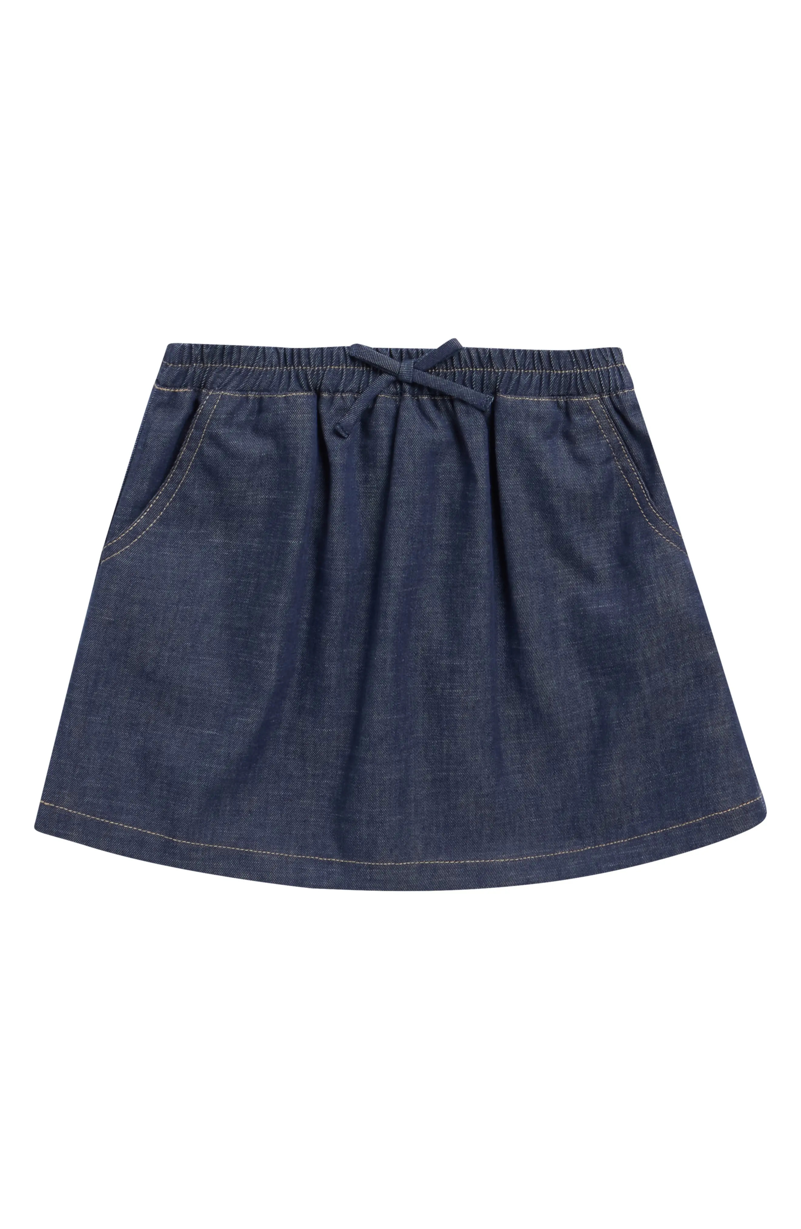 Walking on Sunshine Kids' Chambray Elastic Waist Skirt (Women) | Nordstrom | Nordstrom