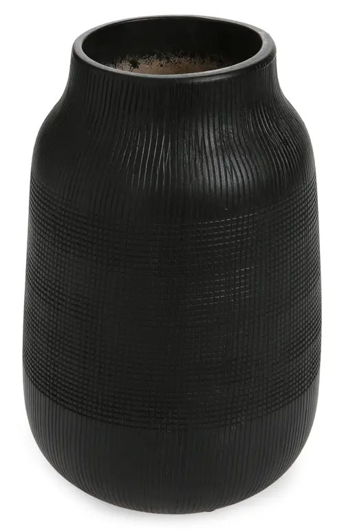 house doctor Groove Clay Vase in Black at Nordstrom | Nordstrom