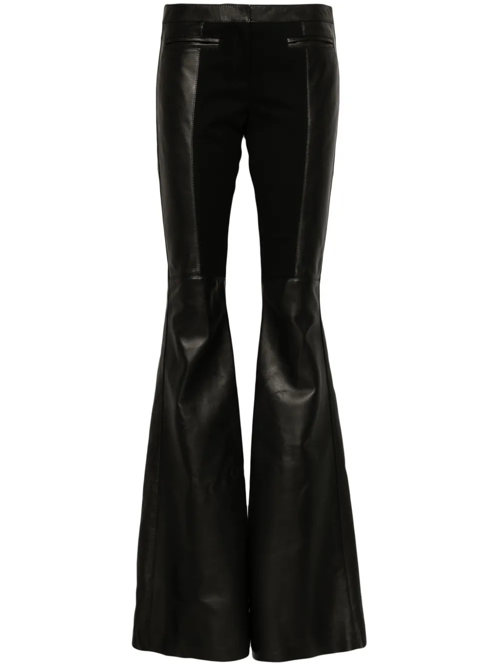Roberto Cavalli Panelled Flared Trousers - Farfetch | Farfetch Global