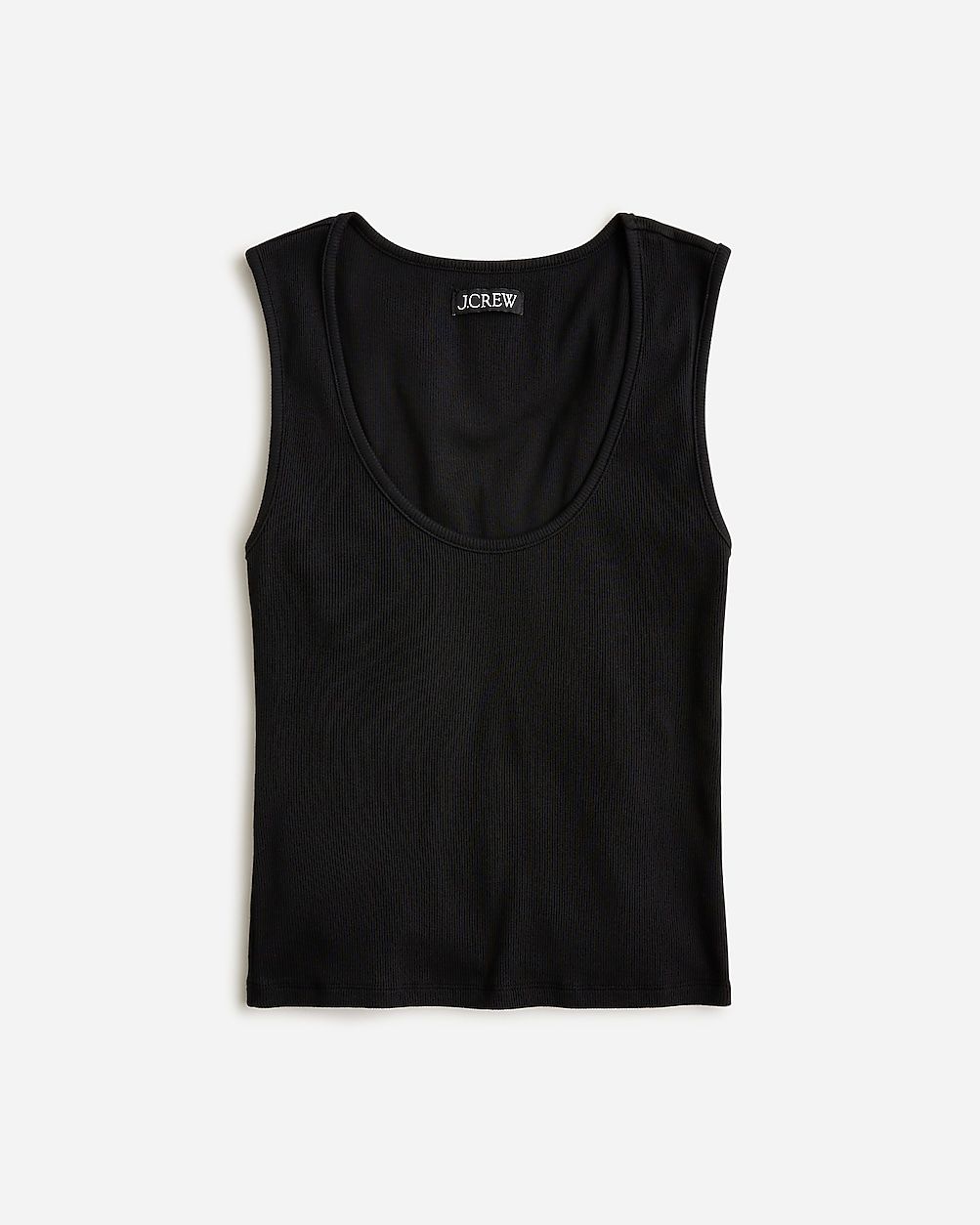 Fine rib scoopneck tank top | J.Crew US