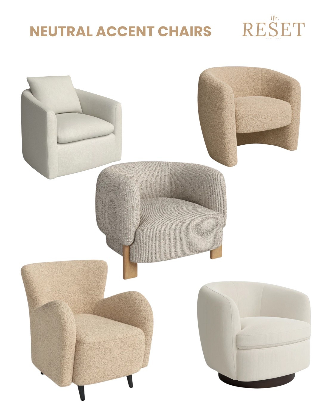 Neutral accent chair is part of Wayfair’s current sale 

#LTKHome #LTKSeasonal