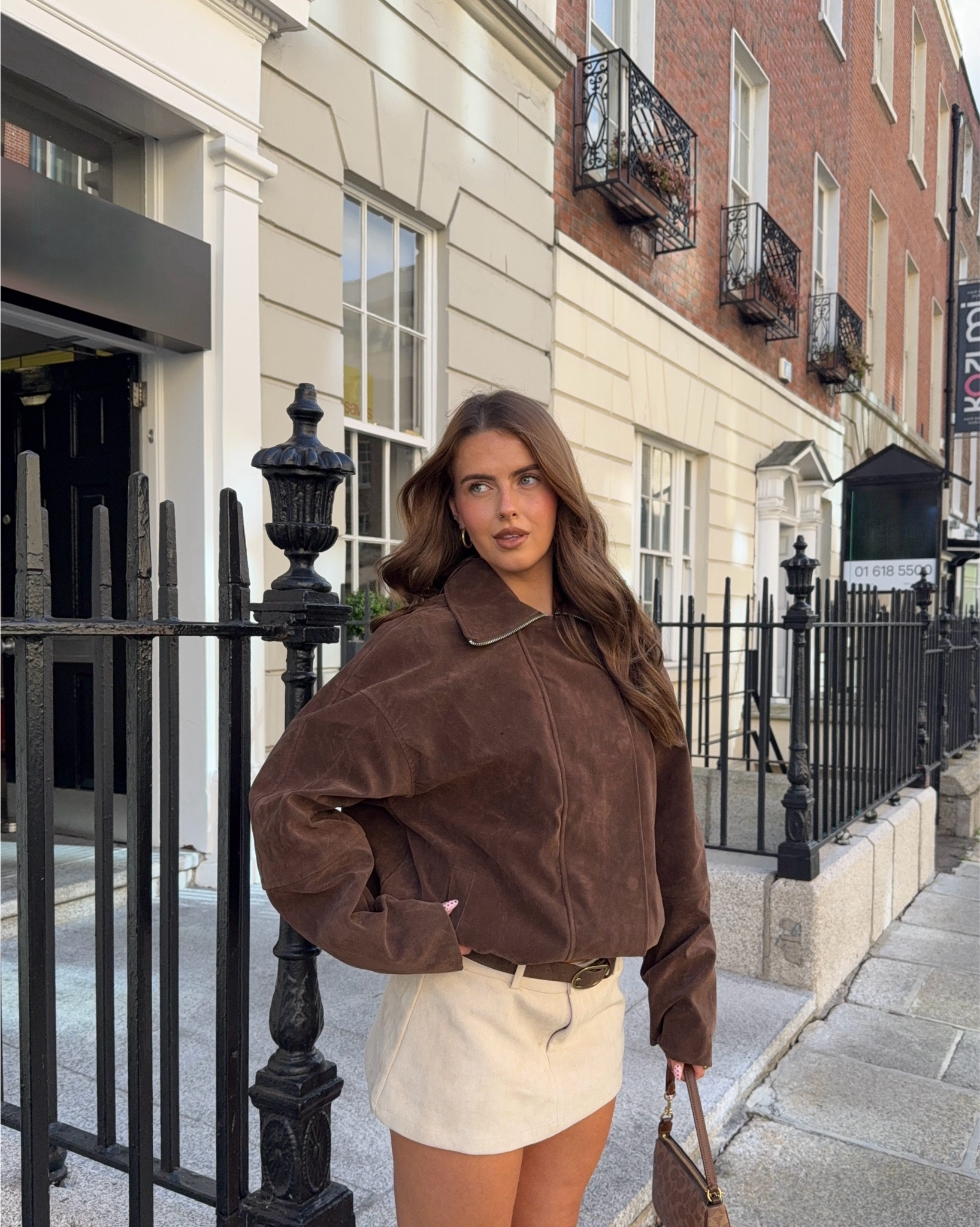 Chocolate brown suede jacket🤎

#LTKireland #LTKeurope #LTKautumn