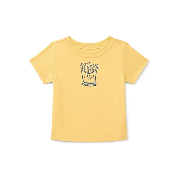 Wonder Nation Baby Boy Short Sleeve Graphic T-Shirt, Sizes 0-24 Months | Walmart (US)
