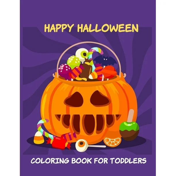 Happy Halloween Coloring Book for Toddlers : Toddler coloring Toy Gifts for Kids Cute Easy and Re... | Walmart (US)