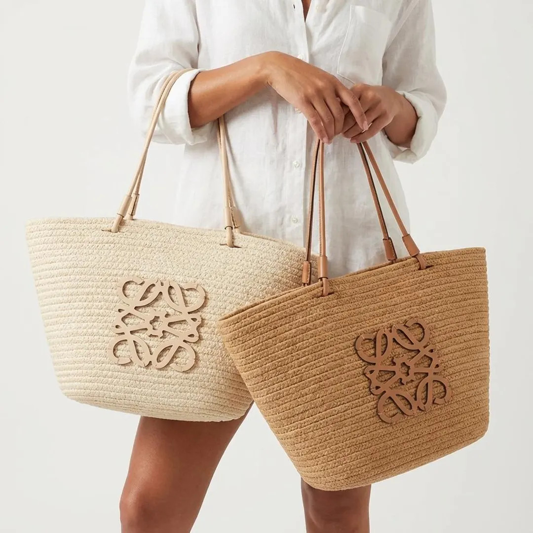 Woven Straw Beach Bag Summer Tote Large Shoulder Handbag Vacation Travel Shopper Chic Resort Carr... | Etsy (Global)