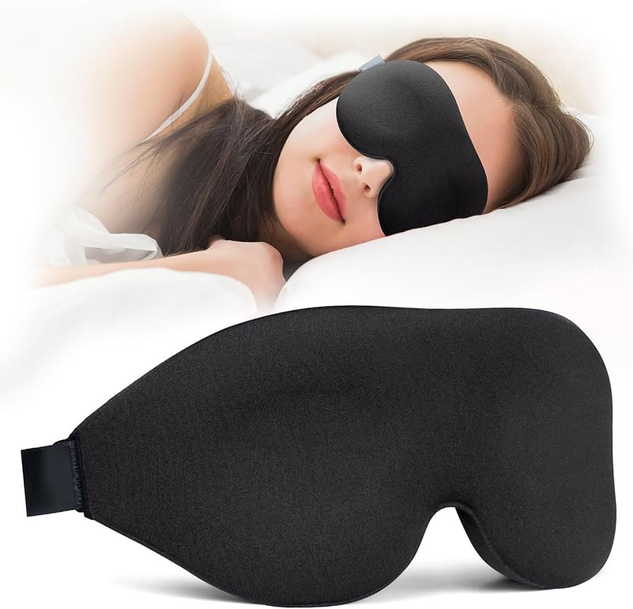 NEWVANGA Sleep Mask for Back and Side Sleeper, Block Out Light, Luxury Sleeping Eye Mask of 3D Ni... | Amazon (US)