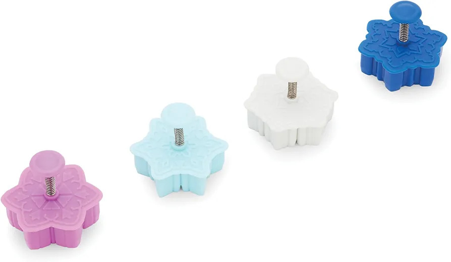 Fox Run Intricate Assorted Winter Snowflake Pastry/Cookie/Pie/Fondant 2" Stamper and Cutters 2", ... | Amazon (US)