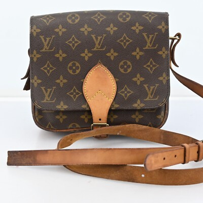 Louis Vuitton Monogram Cartouchiere MM Shoulder Cross Body Bag E3341CA705 | eBay US