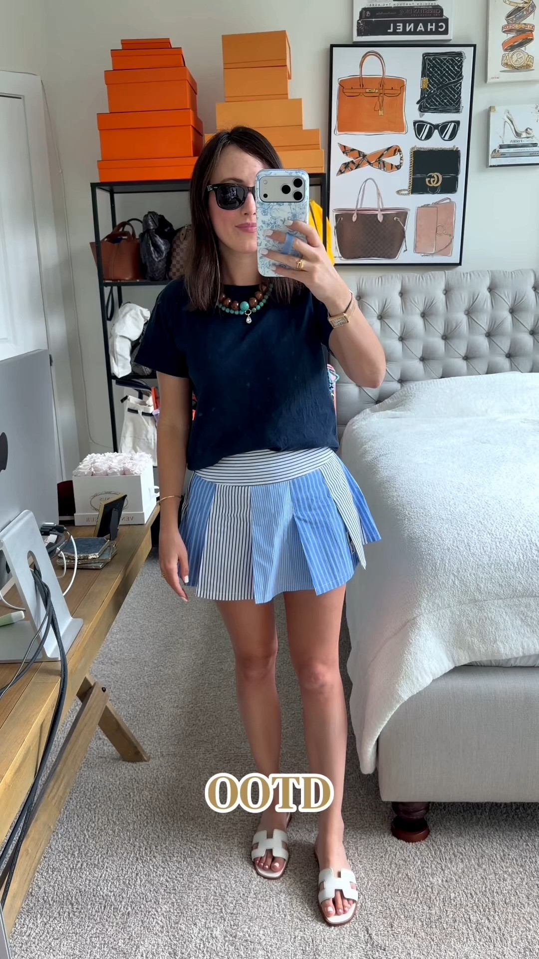 Summer outfit with my new Baublebar necklaces and the cutest skort ever!

#LTKSeasonal #LTKootd