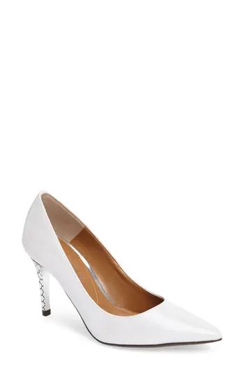 Women's J. Renee 'Maressa' Pointy Toe Pump, Size 7.5 AA - White | Nordstrom