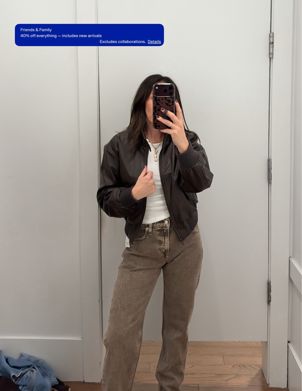 GAP is 40% off for friends and family